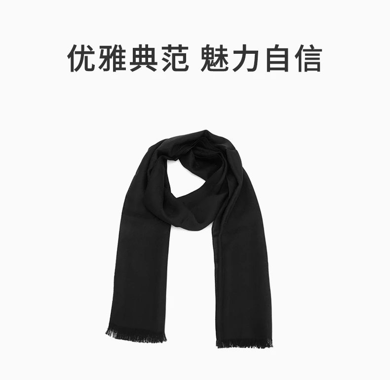 商品Gucci|GUCCI 黑色女士围巾 165904-3G646-1000,价格¥1139,第1张图片详细描述