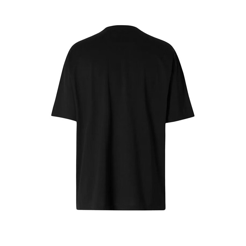 商品Burberry|BURBERRY/博柏利 男士黑色棉质圆领短袖T恤 80768461,价格¥1428,第3张图片详细描述