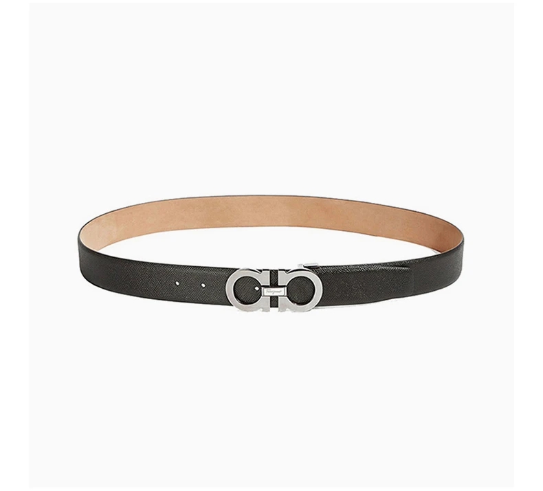 商品[国内直发] Salvatore Ferragamo|SALVATORE FERRAGAMO 黑色男士腰带 67-9493-671453【包装随机，部分无包装盒】,价格¥2488,第5张图片详细描述
