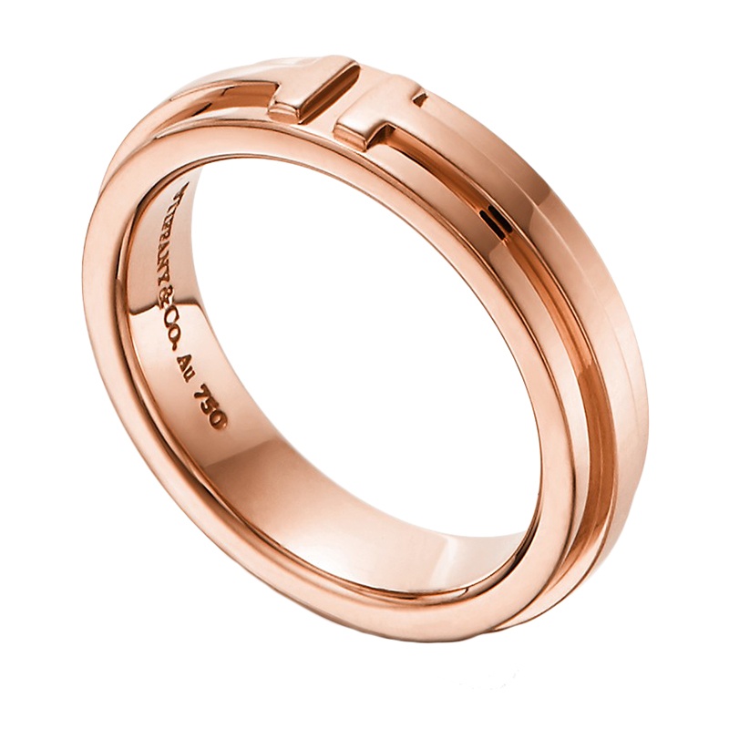 商品Tiffany & Co.|  Tiffany & Co./蒂芙尼 18K金 玫瑰金 窄式戒指GRP09676,价格¥16372,第2张图片详细描述
