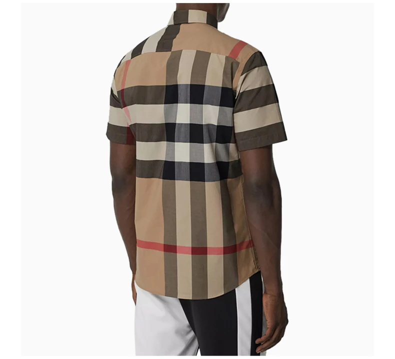 商品[国内直发] Burberry|BURBERRY 格纹男士衬衫 8017322,价格¥3782,第6张图片详细描述