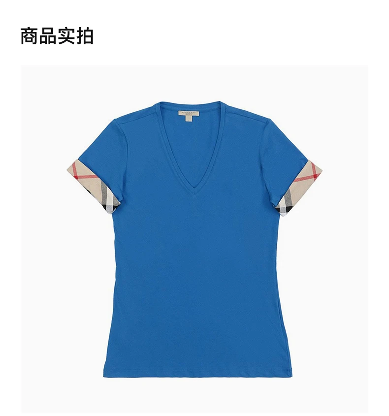 商品[国内直发] Burberry|BURBERRY 1女士T恤 3929550,价格¥1210,第4张图片详细描述