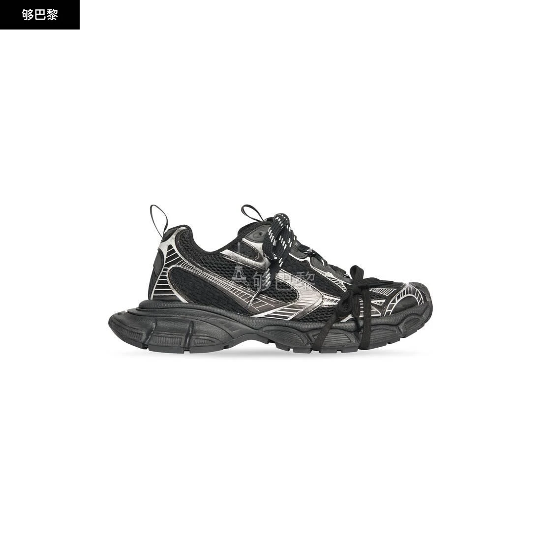商品Balenciaga|【预售】 巴黎世家 25春夏 男士 休闲运动鞋 3XL 男士运动鞋 734734W3XL11090 ,价格¥9207,第2张图片详细描述