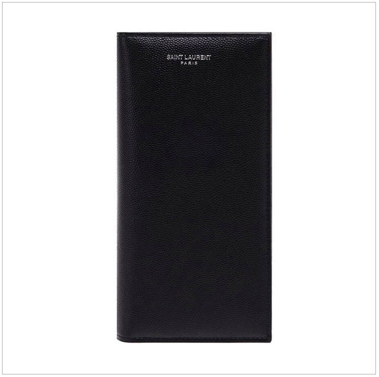 商品[国内直发] Yves Saint Laurent|YSL 圣罗兰 男士牛皮长款对折钱包 396308-BTY0N-1000,价格¥4469,第4张图片详细描述