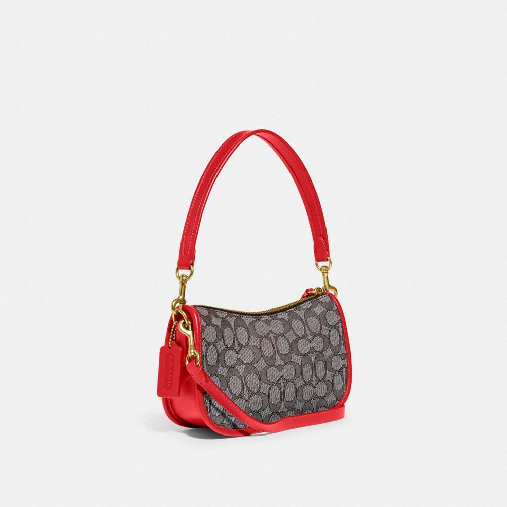 商品[国内直发] Coach|【清仓价】蔻驰女包专柜款Swinger手提单肩斜跨包月牙腋下包麻将包单肩包腋下包CD678,价格¥731,第9张图片详细描述