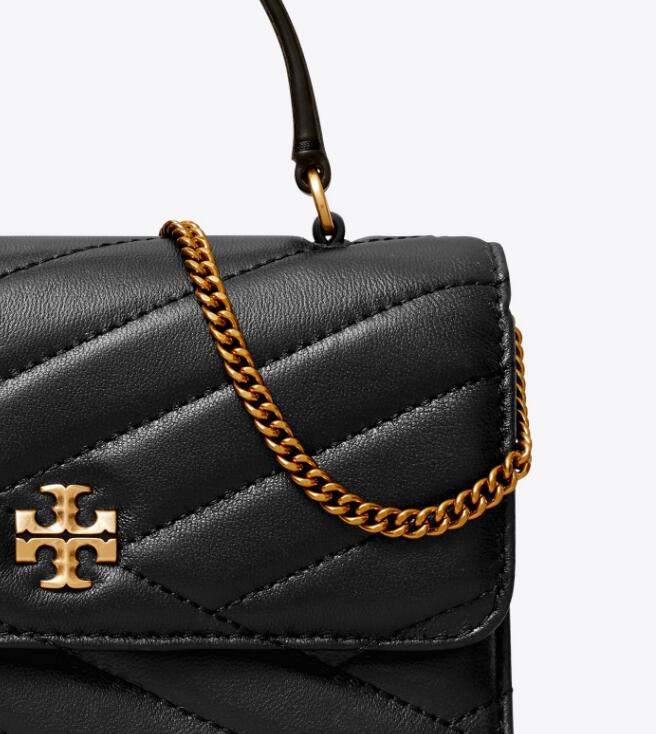 商品Tory Burch|TB汤丽柏琦KIRA CHEVRON 迷你链条手提单肩斜挎包（香港仓发货）,价格¥2382,第4张图片详细描述