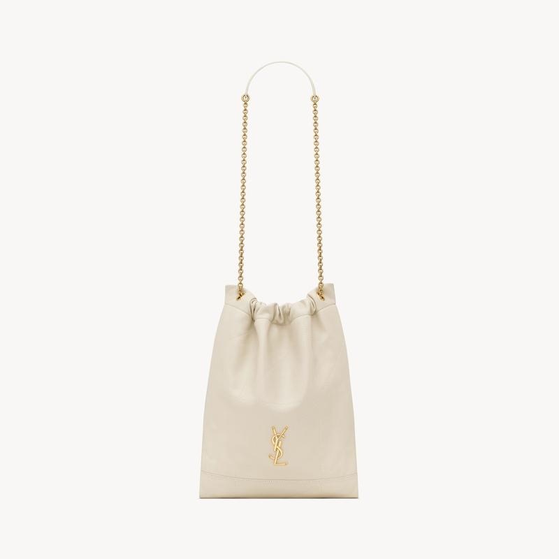商品Yves Saint Laurent|圣罗兰 JAMIE系列女士黑色棉布单肩包 781666AAB321000（四色可选）,价格¥19942,第18张图片详细描述