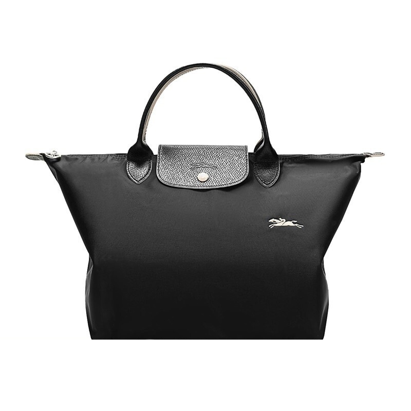 商品[国内直发] Longchamp|LONGCHAMP饺子包珑骧女士手提包中号短柄可折叠手提包尼龙大容量单肩托特包饺子包短柄L1623 619,价格¥806,第2张图片详细描述