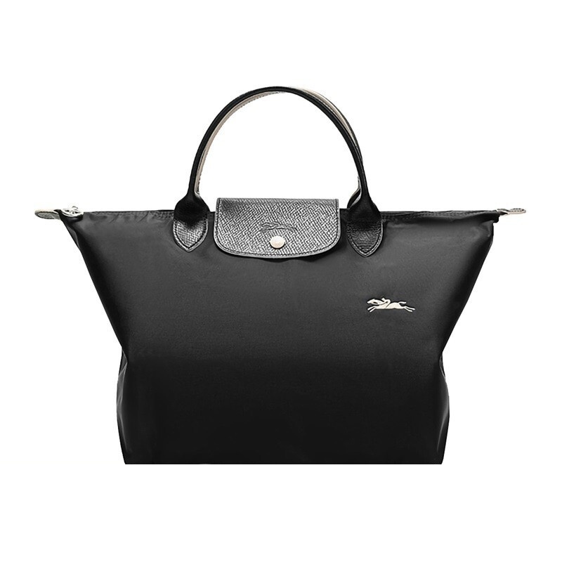 商品[国内直发] Longchamp|LONGCHAMP饺子包珑骧女士手提包中号短柄可折叠手提包尼龙大容量单肩托特包饺子包短柄L1623 619,价格¥813,第2张图片详细描述