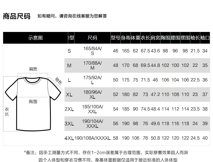 商品[国内直发] HLA|HLA/海澜之家短袖T恤2022夏新款满身字母花纹纯棉圆领短袖上衣男,价格¥113,第3张图片详细描述