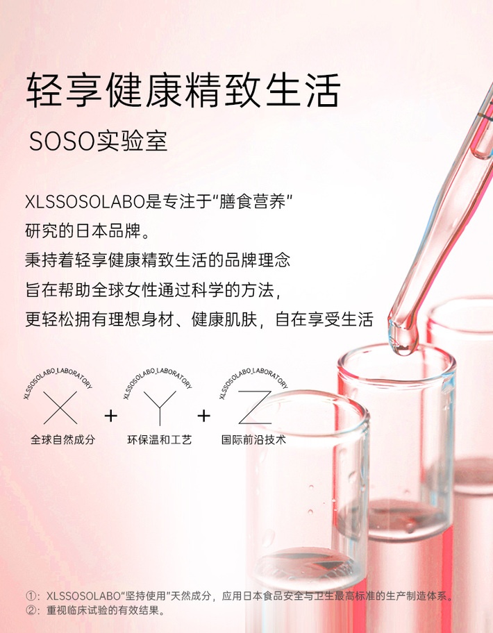 商品[国内直发] XLSSOSOLABO|【2瓶】鹿胎素燕窝提取物女性调理保养60粒/瓶,价格¥578,第13张图片详细描述