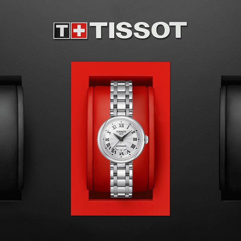 商品Tissot|预订款2-3周 天梭 小美人系列 女士银白色表盘自动机械机芯精钢表壳表带腕表29毫米T126.207.11.013.00,价格¥4745,第3张图片详细描述