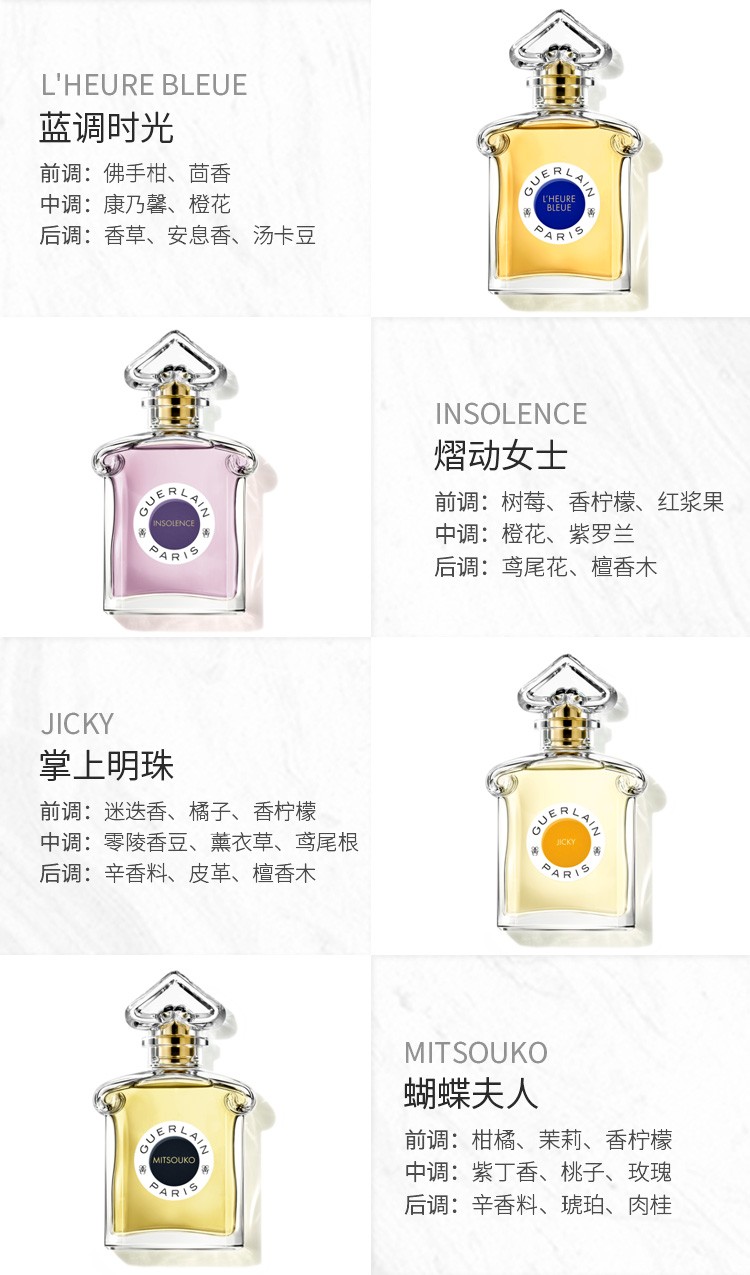 商品Guerlain|娇兰 LES LÉGENDAIRES 系列浓香水 75ml,价格¥686,第3张图片详细描述