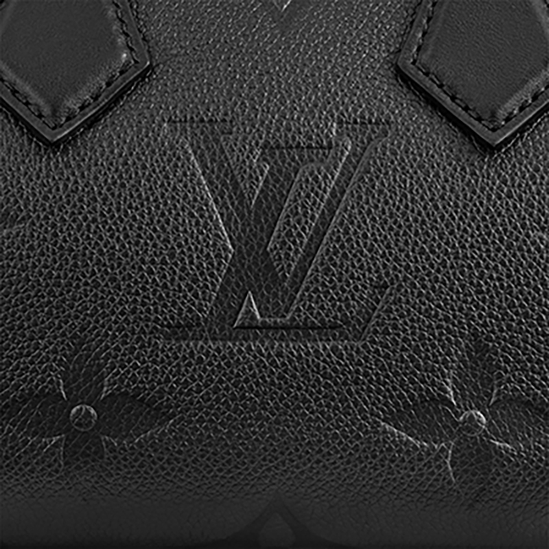 商品Louis Vuitton|预售十天 Louis Vuitton/路易威登 22春夏新款SPEEDY 20系列 女士黑色老花压纹粒面牛皮革金扣金锁配可拆卸链条皮革肩带单肩斜挎手提链条包M58953,价格¥18774,第6张图片详细描述