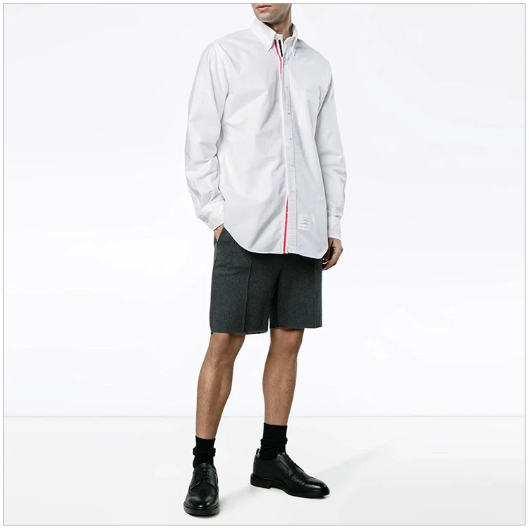 商品Thom Browne|THOM BROWNE 白色男士衬衫 MWL010E-00139-100,价格¥2367,第17张图片详细描述