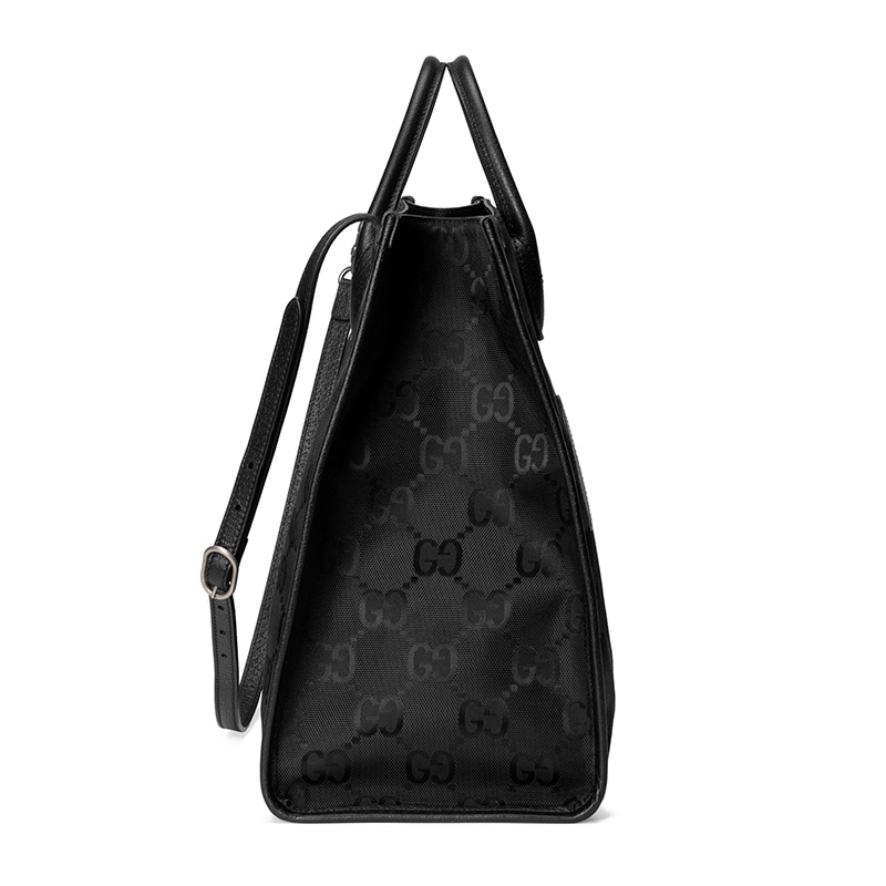 商品Gucci|GUCCI/古驰 Off the Grid系列 黑色尼龙可回收材料方款离网手提袋 630353H9HAN1000,价格¥12021,第4张图片详细描述