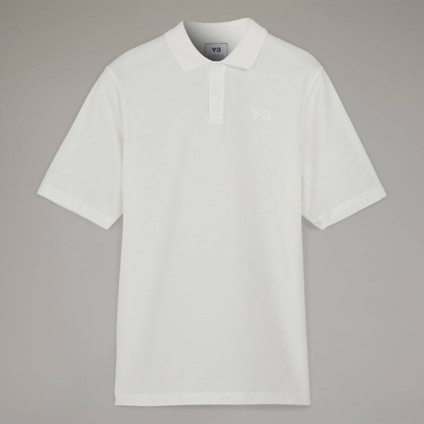 商品Y-3|Y-3 白色男士POLO衫 FN3356-COREWHITE,价格¥539,第3张图片详细描述
