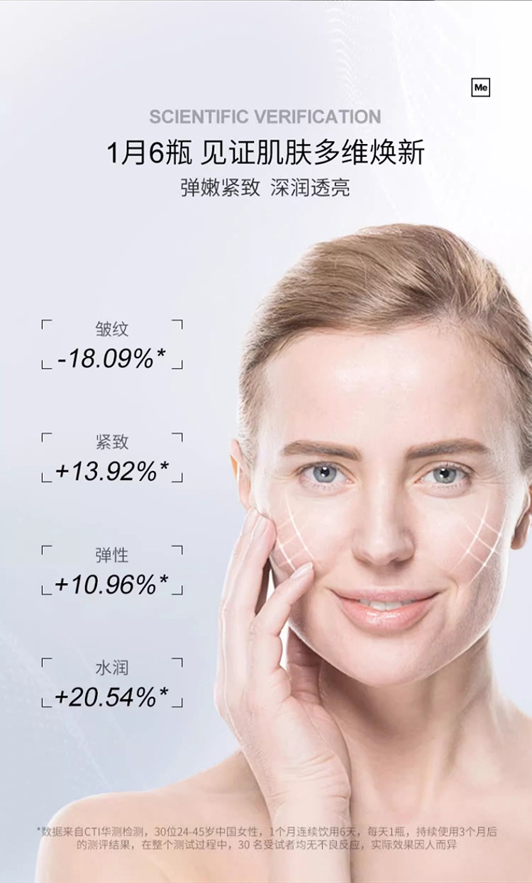 商品Mesoestetic|Mesoestetic美斯蒂克三合一深海胶原蛋白口服液 6x30ml 紧致焕亮,价格¥524,第5张图片详细描述