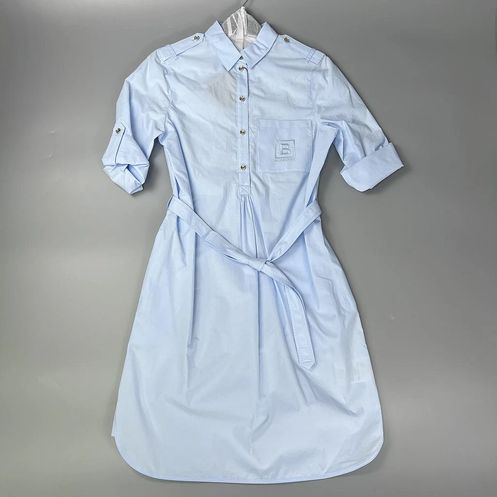 商品[国内直发] Burberry|BURBERRY 蓝色女士连衣裙 8052935,价格¥4418,第1张图片详细描述
