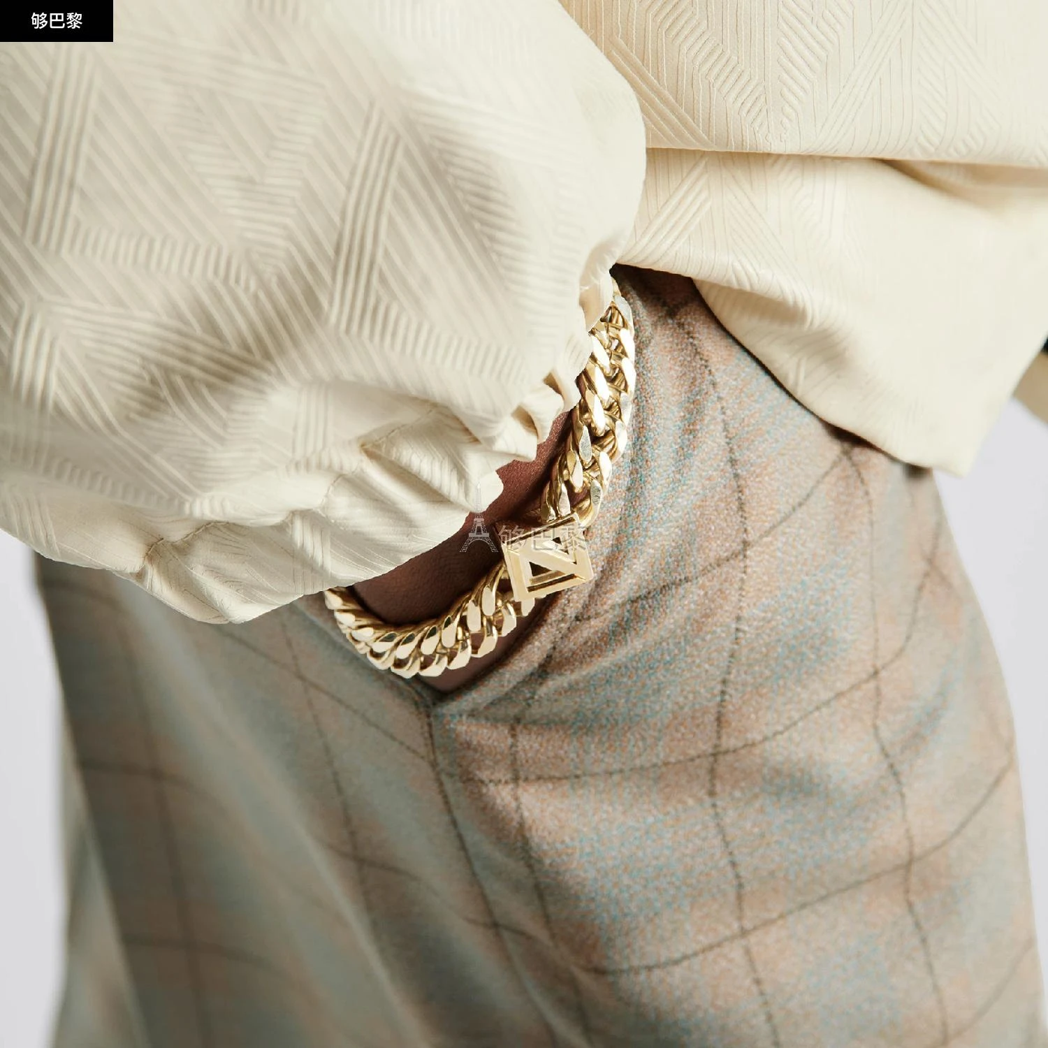 商品Dior|包邮包税【预售7天发货】 DIOR迪奥 23秋冬 男士 手镯 Bracelet à maillons CD Diamond B1971HOMMT_D300,价格¥5187,第6张图片详细描述