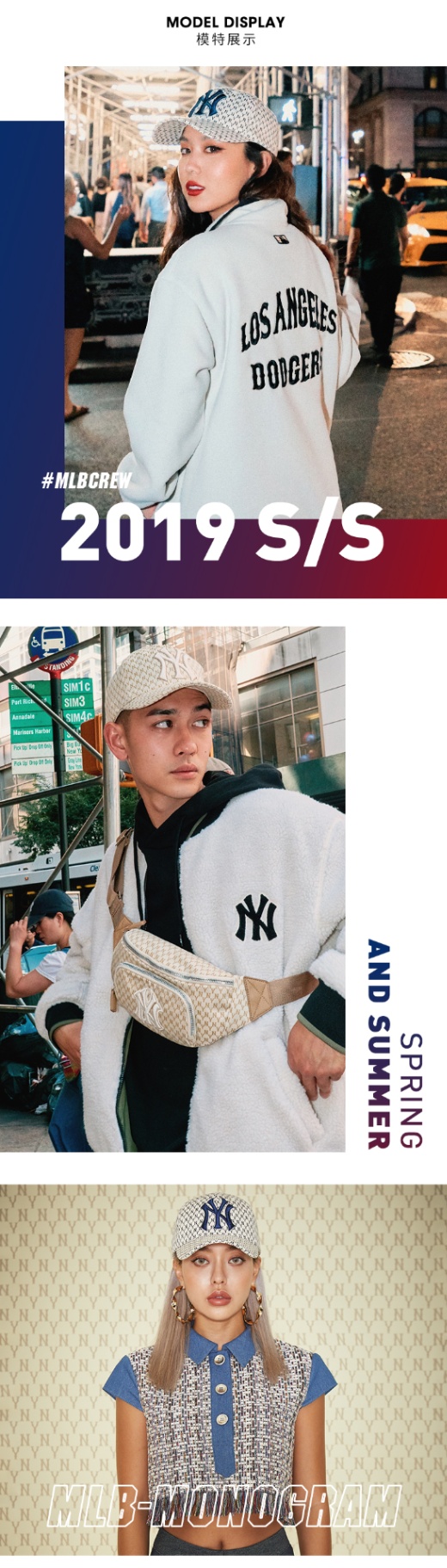 商品[国内直发] MLB|【官方防伪验证 国内发】MLB 韩国洋基道奇队老花棒球帽男女NY鸭舌帽棉质LA百搭时尚休闲帽调节款 32CPFB,价格¥168,第2张图片详细描述