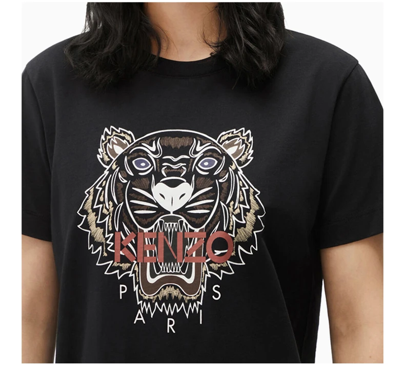 商品Kenzo|KENZO 女士黑色连衣裙 FB62RO7754YA-99,价格¥1246,第7张图片详细描述