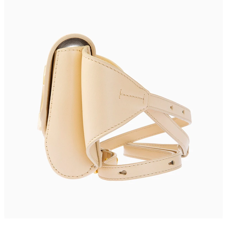 商品[国内直发] Chloé|Chloe' 蔻依 米色女士腰包 C19US195-A37-290,价格¥3968,第5张图片详细描述