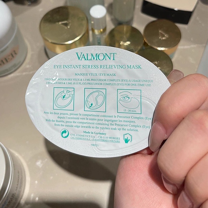 商品Valmont|Valmont 法尔曼 水润平滑细纹骨胶原眼膜 5对装 淡化黑眼圈眼部浮肿细纹,价格¥1254,第3张图片详细描述