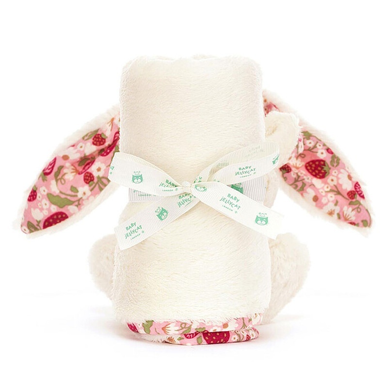 商品Jellycat|Jellycat 奶油色聚酯纤维害羞奶油兔子浆果安抚奶嘴玩偶,价格¥376,第3张图片详细描述