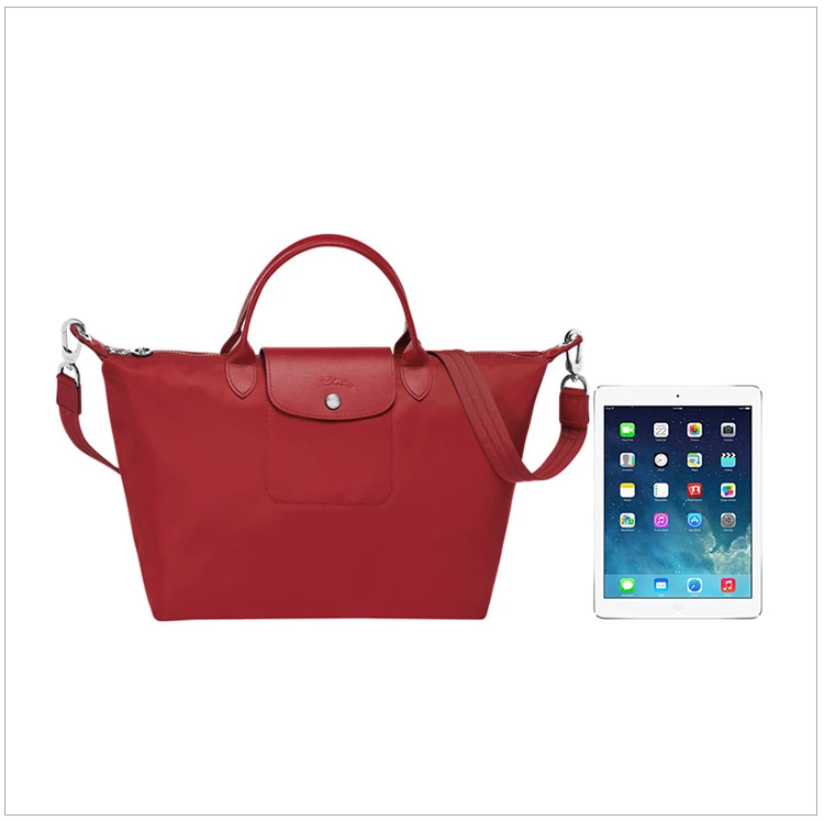 商品[国内直发] Longchamp|Longchamp 珑骧 帆布红色女士手提包 1515578545,价格¥579,第3张图片详细描述