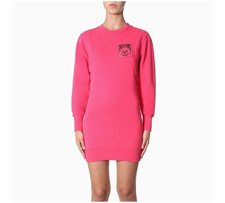 商品Moschino|MOSCHINO 女玫红色女士卫衣/帽衫 DV0448-5427-0215,价格¥2403,第7张图片详细描述