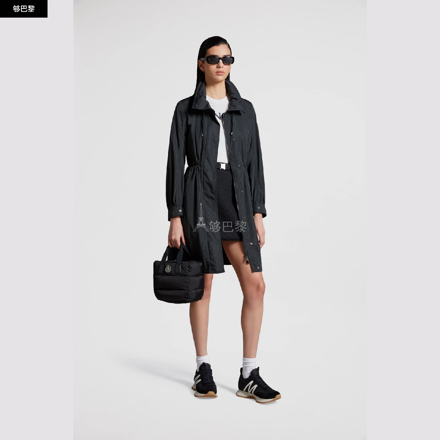 商品Moncler|【预售】 MONCLER 盟可睐 25春夏 女士 大衣 KOUROU PARKA COAT J10931C000165979X999 ,价格¥10641,第3张图片详细描述