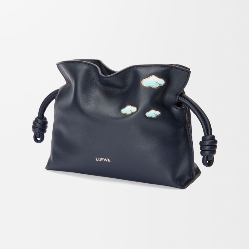 商品Loewe|罗意威 女士墨黑色小牛皮单肩包 A411FC2XA2-4921,价格¥16725,第4张图片详细描述