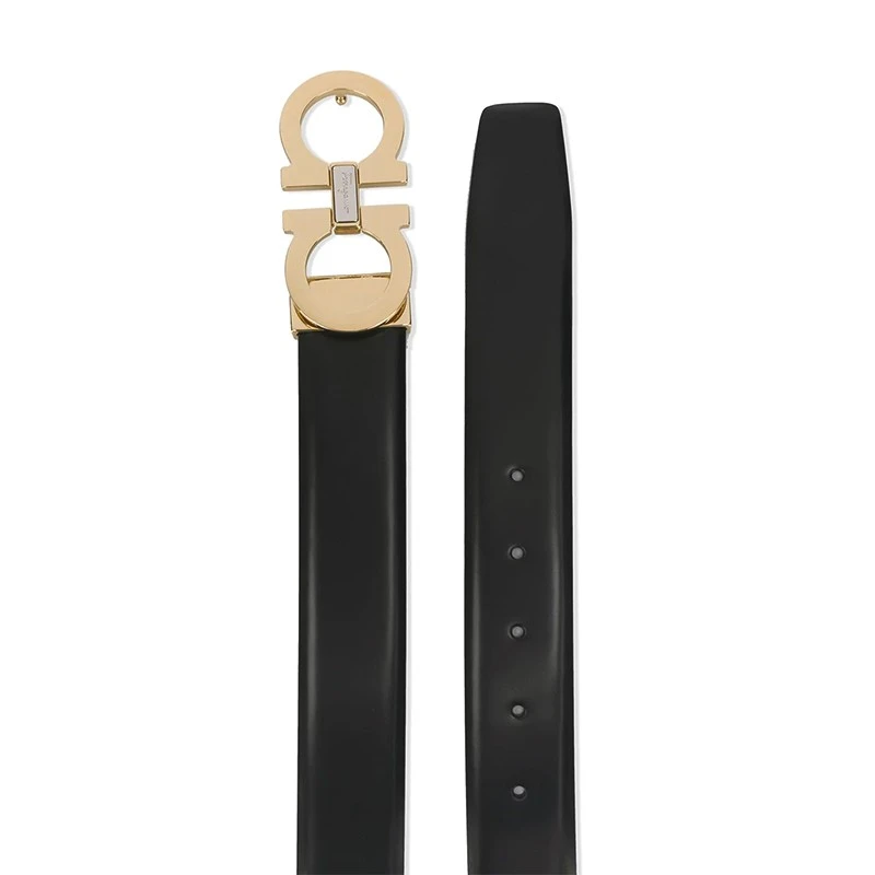 商品Salvatore Ferragamo|SALVATORE FERRAGAMO 黑色男士腰带 679493-723890,价格¥2221,第7张图片详细描述