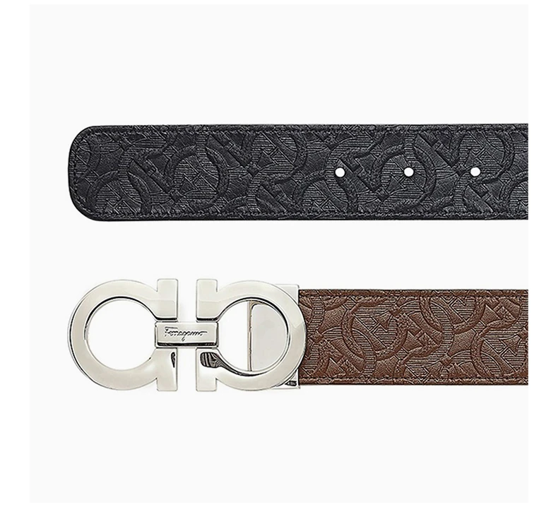 商品Salvatore Ferragamo|SALVATORE FERRAGAMO 黑色男士腰带 67-5542-741409,价格¥2521,第6张图片详细描述