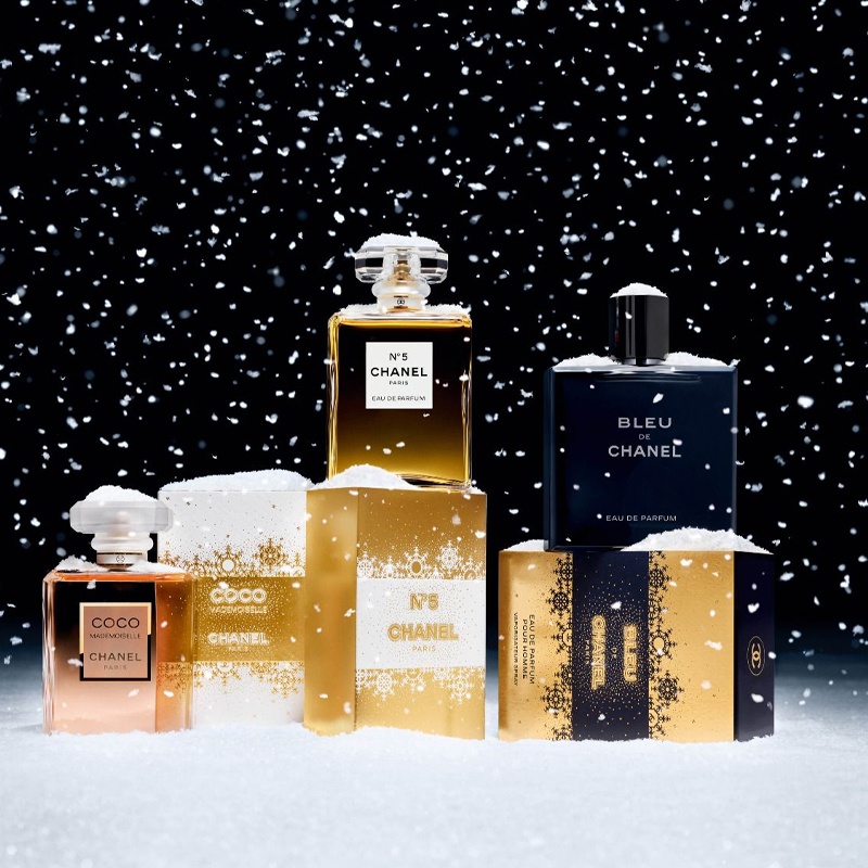 商品Chanel|香奈儿五号香水(经典) 节日限定礼盒装EDP女士浓香水 100ml 醛香花香调,价格¥1591,第5张图片详细描述