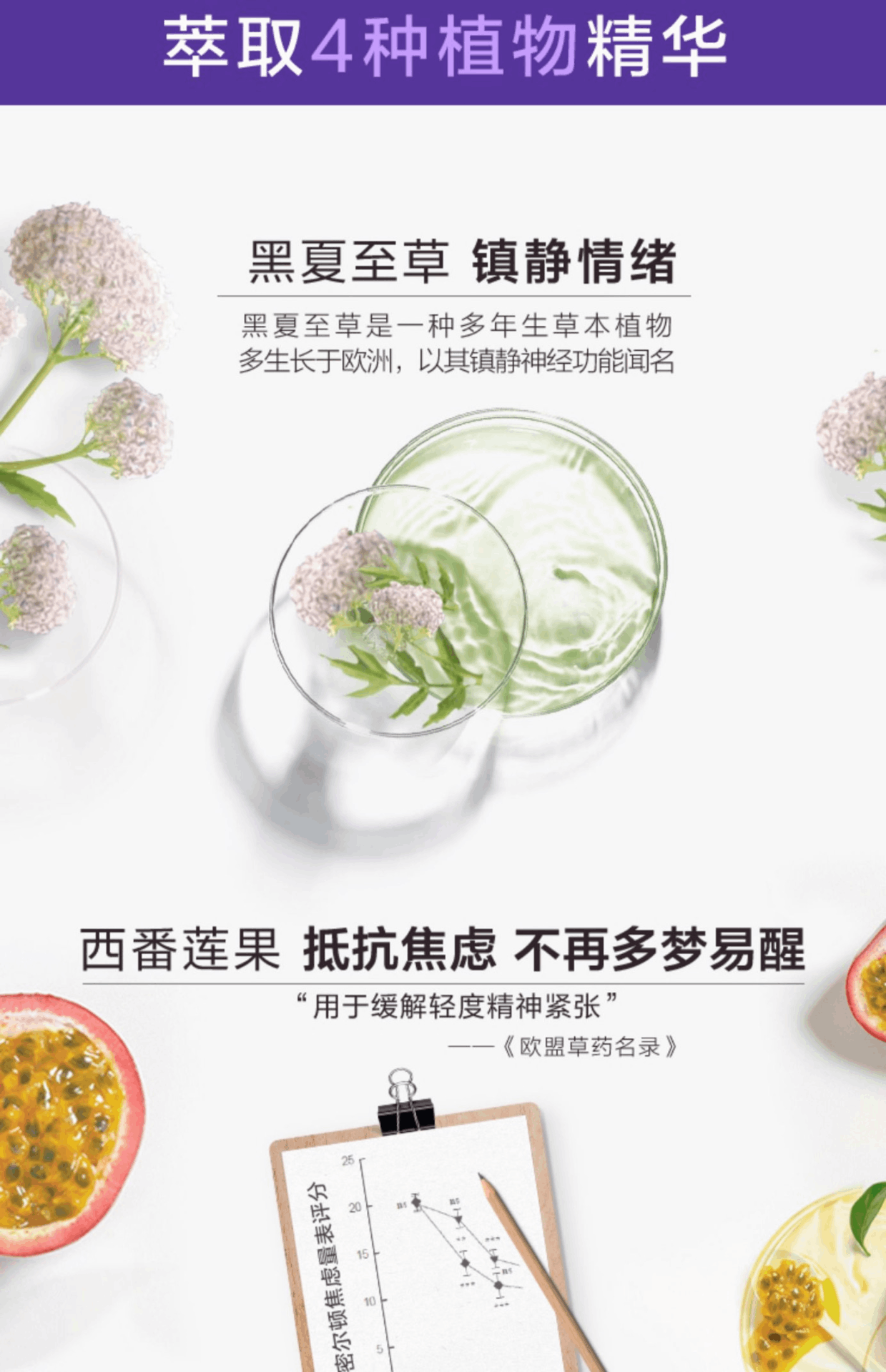 商品Bayer|拜耳Oneaday舒压睡眠片不含褪黑素助眠改善失眠sleepwell甜睡豆,价格¥105,第4张图片详细描述