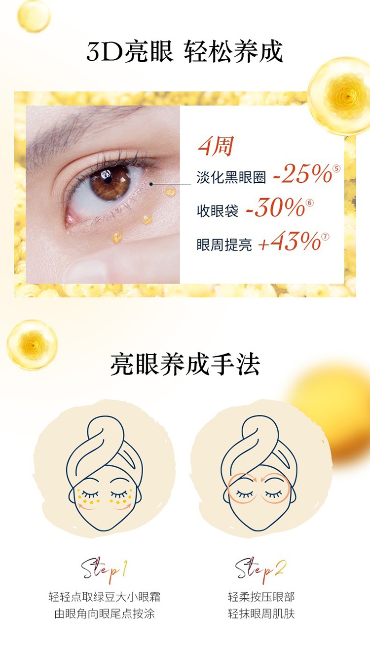 商品L'Occitane|L'occitane欧舒丹亮晶晶眼精华15ml 微囊肌底眼霜,价格¥353,第7张图片详细描述