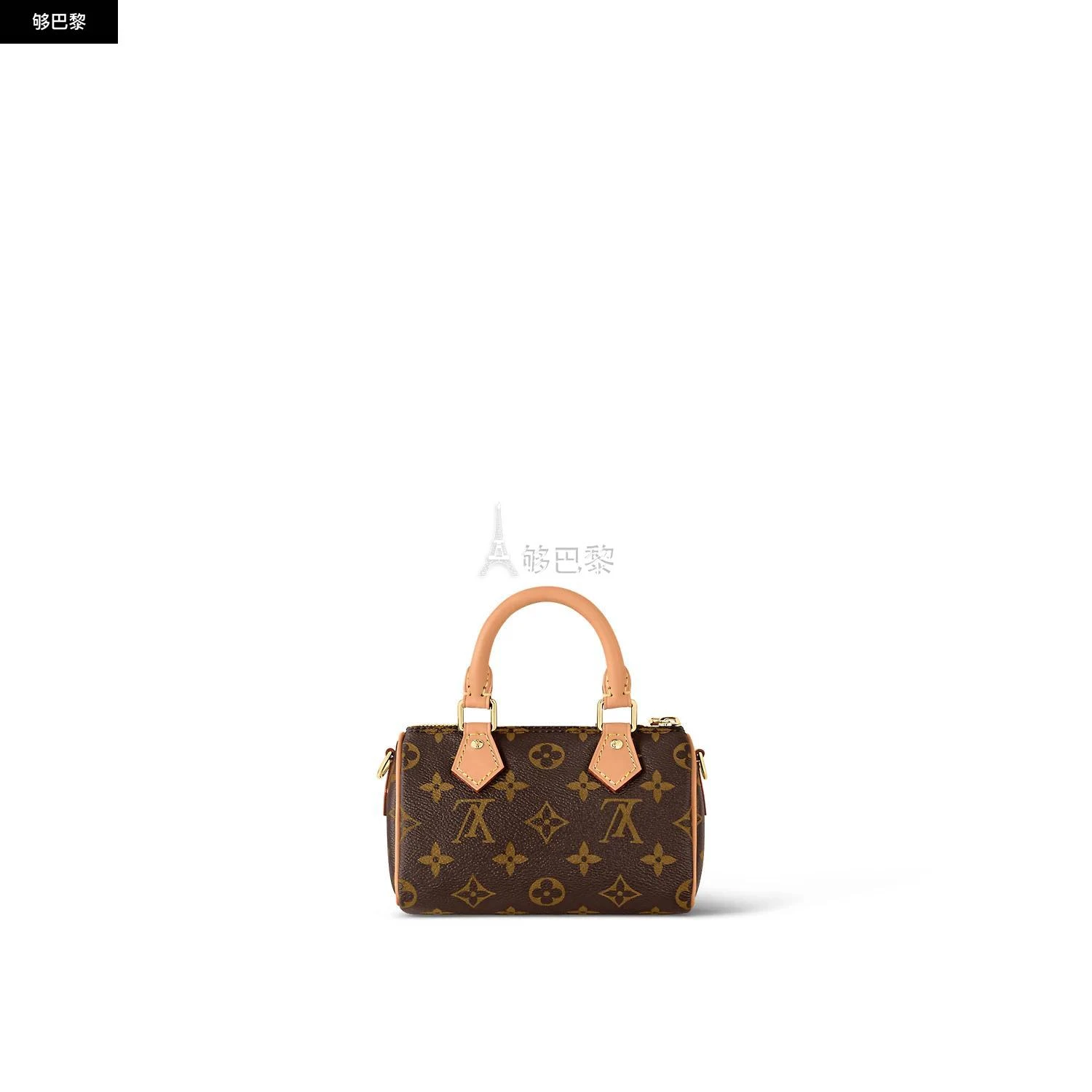 商品Louis Vuitton|包邮包税【预售7天发货】 LV路易威登 23秋冬 女士 单肩包 NANO SPEEDY 手袋 M81085,价格¥14114,第4张图片详细描述