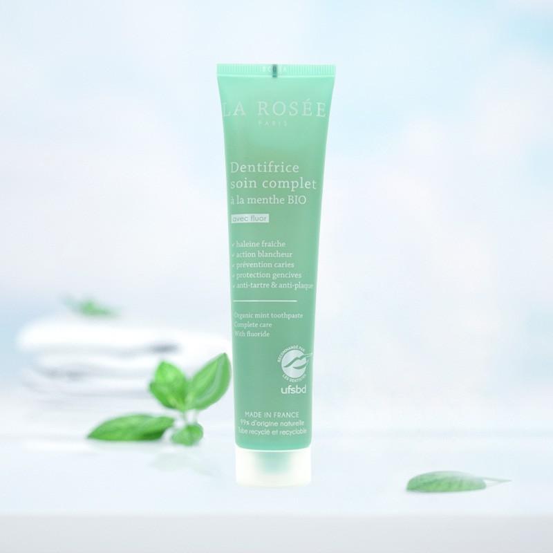 商品La Rosee|莱洛诗全效薄荷有机牙膏 75ml 清洁口腔护理预防蛀牙,价格¥123,第3张图片详细描述