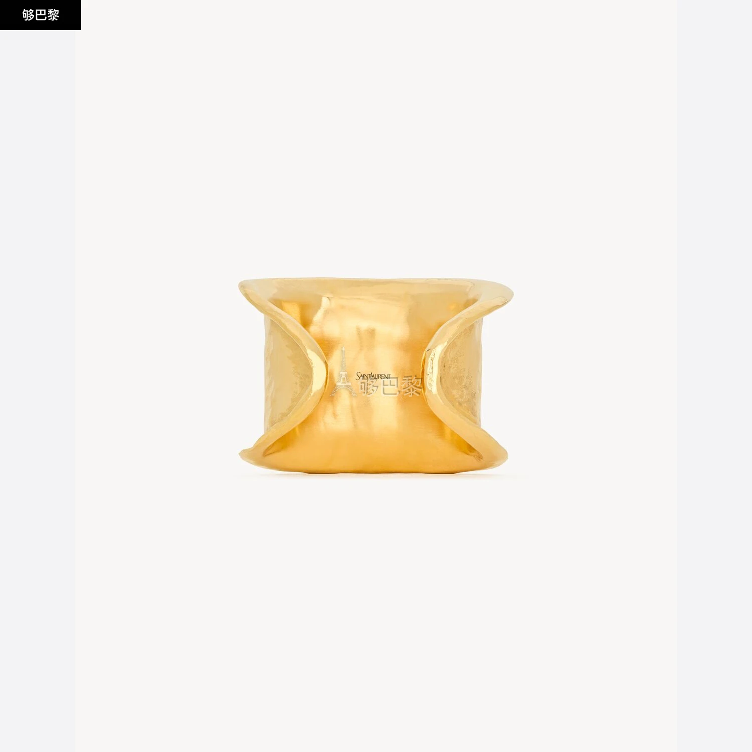 商品Yves Saint Laurent|【预售】 YSL圣罗兰 25春夏 女士 手镯 珐琅、树脂和金属手镯 830645Y15E28072,价格¥13657,第3张图片详细描述