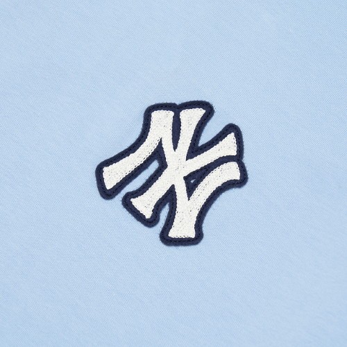 商品MLB|【SAvenue】(保税仓直发)MLB短袖Common MonogramT恤男女同款蓝色 3ATSM20-23-K0001-50BLL LY,价格¥165,第4张图片详细描述