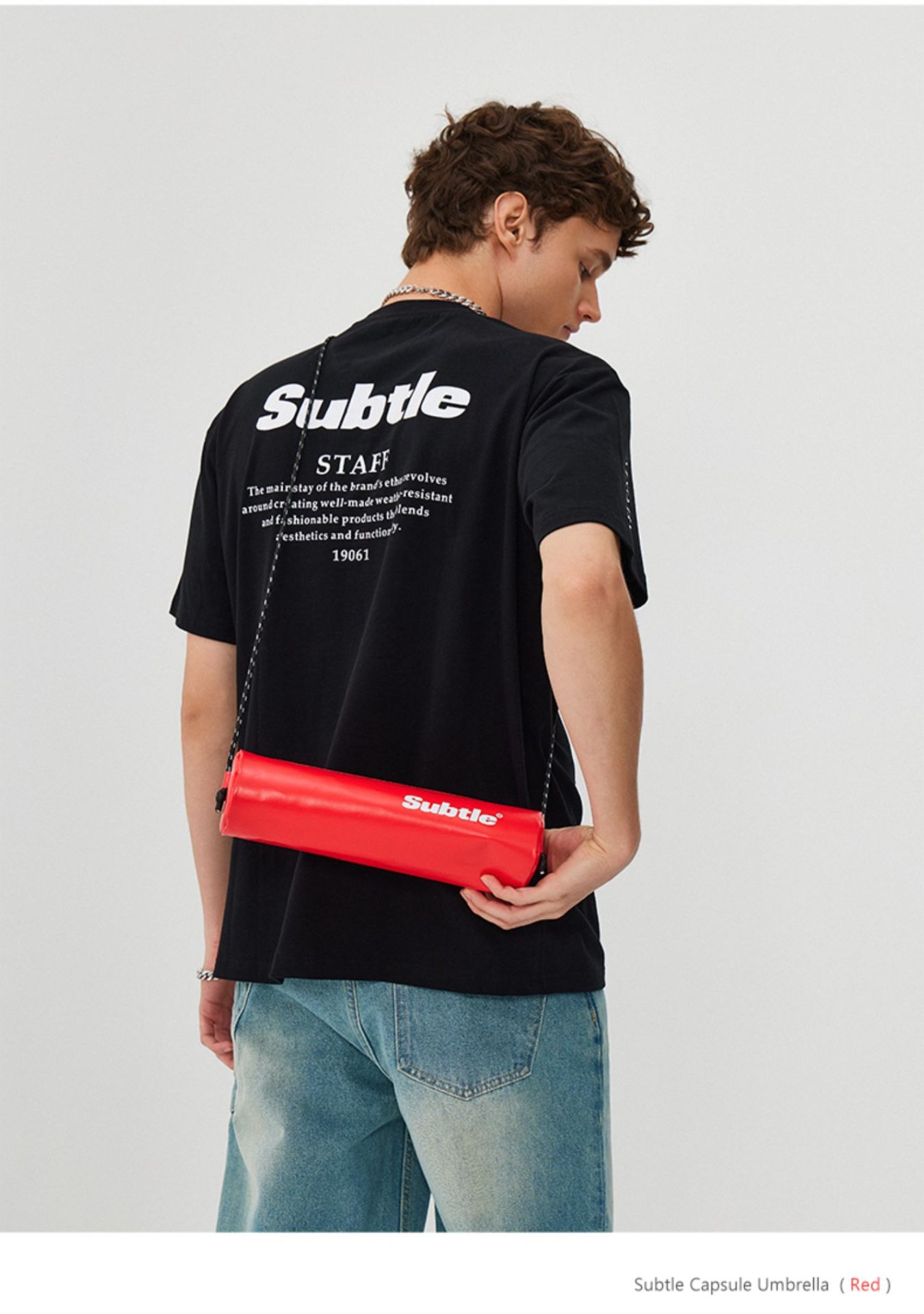 商品[国内直发] Subtle|晴雨两用伞防紫外线防晒伞女可背遮阳伞三折印花雨伞男,价格¥229,第30张图片详细描述