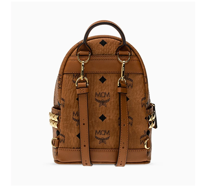 商品MCM|MCM 棕色女士双肩包 MMKAAVE13CO,价格¥4632,第8张图片详细描述