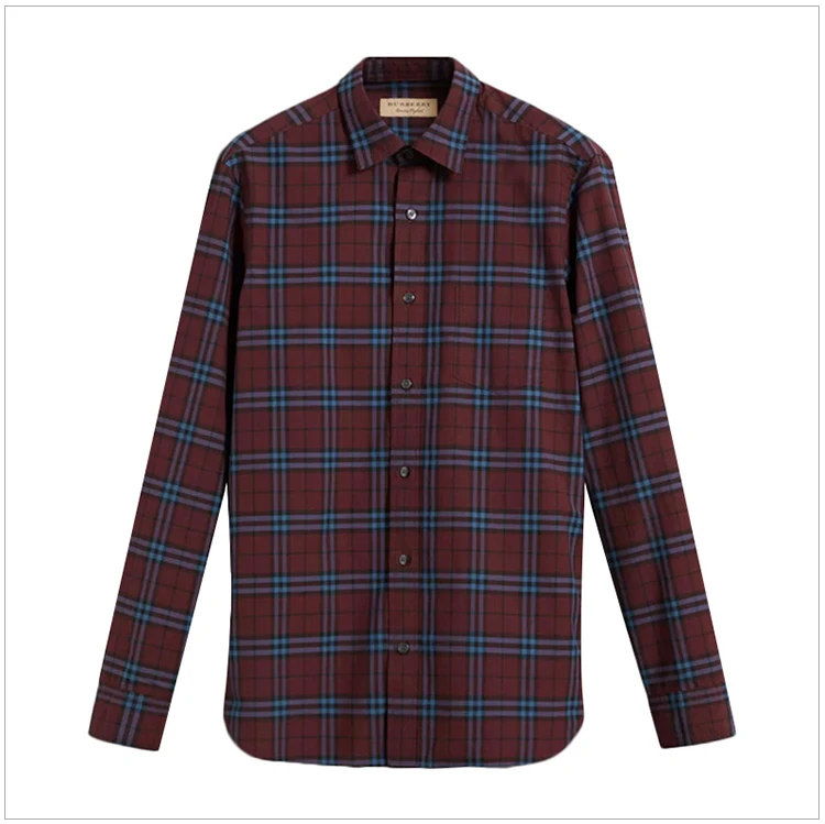 商品Burberry|Burberry 博柏利 男士格纹短袖衬衫 4066394,价格¥1199,第3张图片详细描述