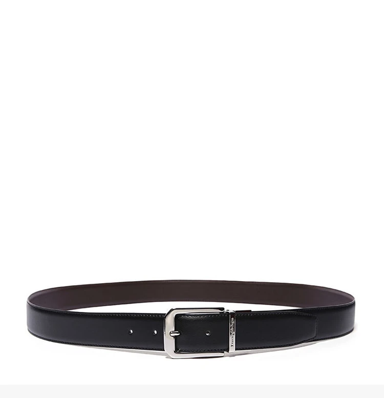 商品[国内直发] Zegna|ZEGNA 杰尼亚 男士黑色牛皮腰带 ZPJ45-977-NTM【包装随机，部分无包装盒】,价格¥1055,第8张图片详细描述