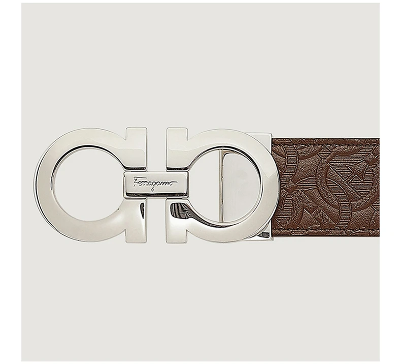商品Salvatore Ferragamo|SALVATORE FERRAGAMO 黑色男士腰带 67-5542-741409,价格¥2521,第8张图片详细描述