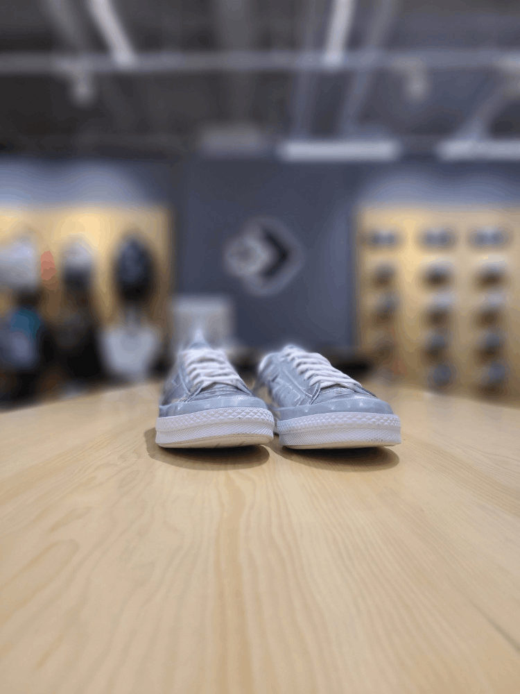 商品【预售商品15天发货】 Converse|【韩国直邮|包邮包税】匡威[converse] ONE STAR 韩星银色 Slate 帆布鞋 169803C,价格¥441,第3张图片详细描述