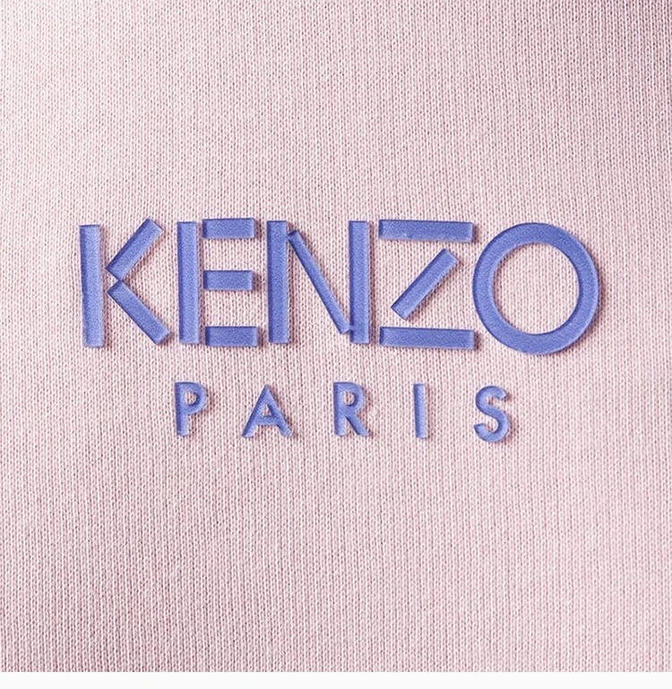 商品Kenzo|Kenzo 高田贤三 女士粉色字母logo图案连帽卫衣 FA52SW771962-34,价格¥1837,第7张图片详细描述