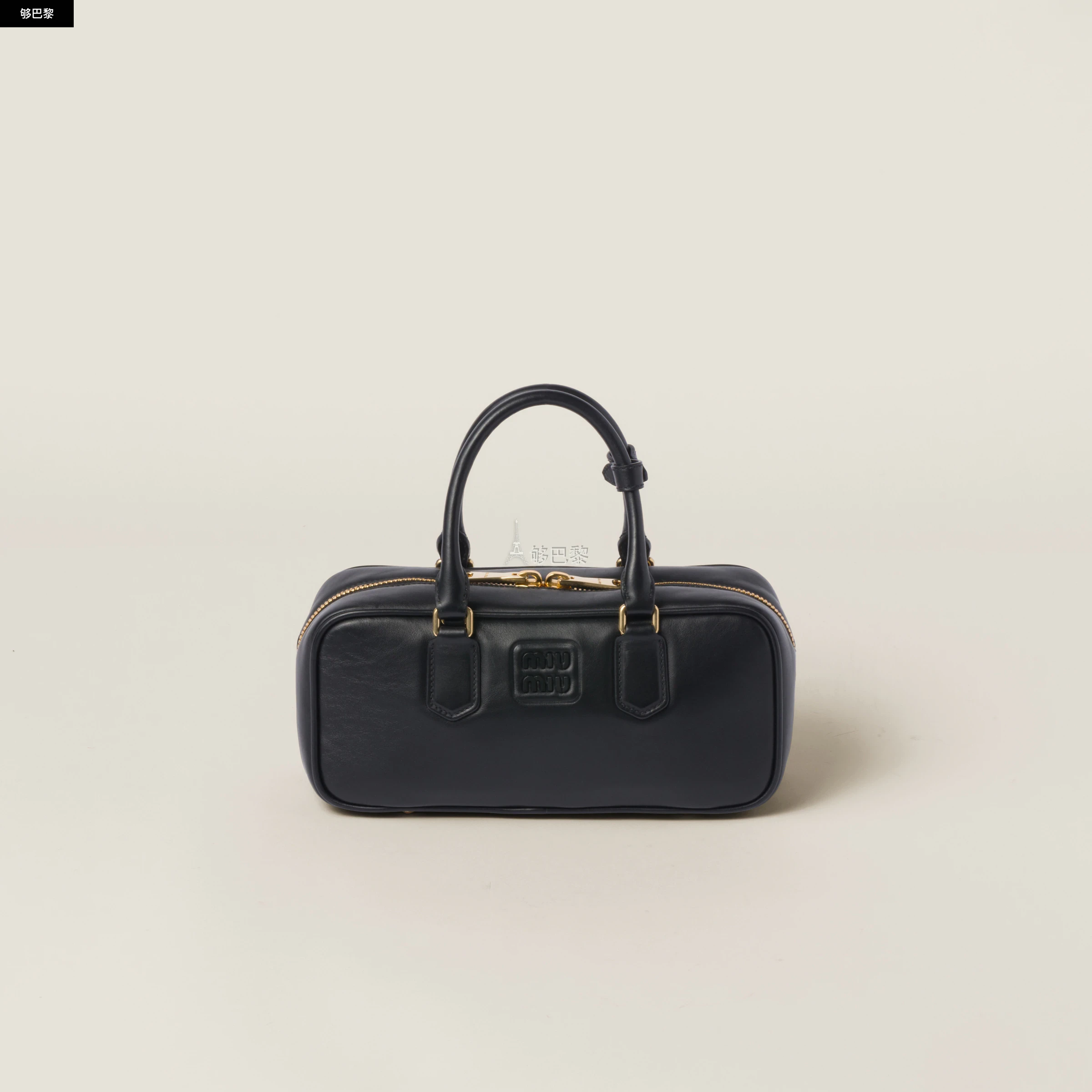 商品Miu Miu|【预售】 缪缪 25春夏 女士 手提包 Sac Arcadie en cuir 5BB148_2F8K_F0002_V_OOO ,价格¥22708,第3张图片详细描述